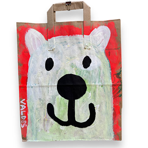 Valdes 12x14 Paperbag Art Smiley WP4089 SOLD